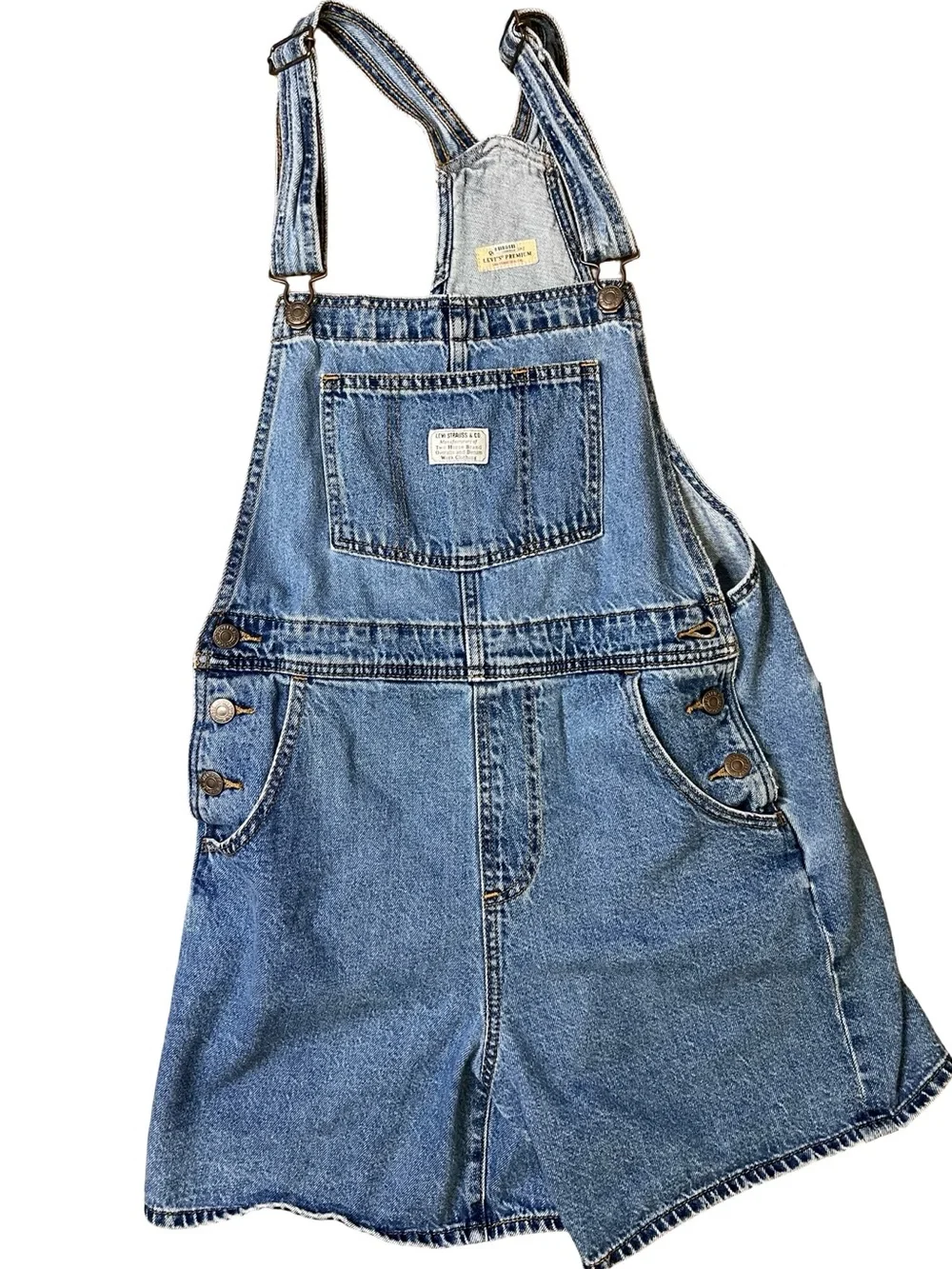 LEVI'S WOMEN'S ABOUT LAST WEEK VINTAGE OVERALLS Small